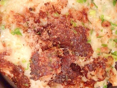 納豆入り大根のもちもち焼き